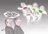 Cartoon: Sie wollen uns begeistern (small) by Henrich tagged politik
