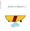 Cartoon: Baden in Baden (small) by Flymon tagged baden