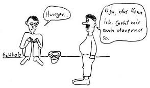 Cartoon: Hunger... (medium) by Sven1978 tagged hunger,bettler,armut,sozialhilfe,männer,stadtalltag,not,elend,leid,gesellschaft