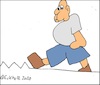 Cartoon: Ohne Worte (small) by Sven1978 tagged zickzacklinie,mann,übergewicht,fettleibigkeit,adipositas,gedanken
