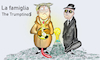 Cartoon: Bromance (small) by SchmidtFineArt tagged trump,fussball,pokal,mexico,kanada,infantino,politik,weltmeisterschaft,cartoon,karikatur,kunst,art,usa