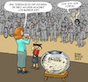Cartoon: Arzttermin (small) by Karl Berger tagged fachärzte,kassenpatienten,verlosung