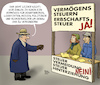 Cartoon: Steuergerechtigkeit (small) by Karl Berger tagged steuern,reich,arm,kapitalismus