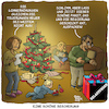 Cartoon: Weihnachtsbescherung (small) by Karl Berger tagged weihnachten,inflation,lohnraub,belastungen