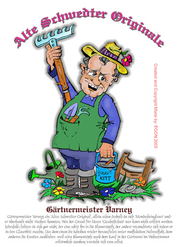 Cartoon: Alte Schwedter OriginaleII (medium) by Cartoon_EGON tagged zum,schmunzeln,allemal