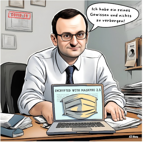 Maskierte Mail (medium) Cartoon: Maskierte Mail (medium) by A Human tagged jens,spahn,cdu,maske,masken,covid,covidmasken,maskendeal,gesundheit,gesundheitsminister,gesundheitsministerium,pandemie,mail,email,maskenhersteller,auftrag,schadensersatz,emix,schweiz,bonn,prozess,gericht,urteil,schutzmaske,schutzmasken,schutzkleidung,timm,skandal,lobby,lobbyist,ministerium,euro,betrug,jens,spahn,cdu,maske,masken,covid,covidmasken,maskendeal,gesundheit,gesundheitsminister,gesundheitsministerium,pandemie,mail,email,maskenhersteller,auftrag,schadensersatz,emix,schweiz,bonn,prozess,gericht,urteil,schutzmaske,schutzmasken,schutzkleidung,timm,skandal,lobby,lobbyist,ministerium,euro,betrug