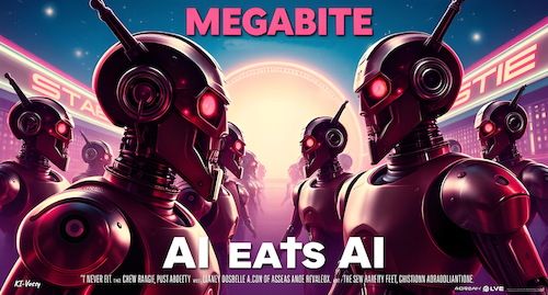 Cartoon: MEGABITE (medium) by KI-Vossy tagged ai,ki,megabyte,ai,ki,megabyte
