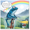 Cartoon: Regenbogenphobie (small) by A Human tagged regenbogen,queer,afd,bayern,verbot,regenbogenfahne,frosch,wetterfrosch,minderheiten,menschenrechte,schwul,lesbisch,divers