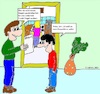 Cartoon: Mieses Zeugnis... (small) by Kruscha1978 tagged zeugnis,eltern,schule,erziehung,bildung,junge,vater,sohn