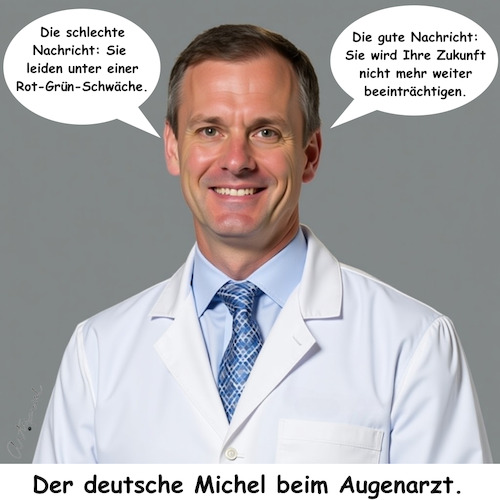 Cartoon: Mensch Michel (medium) by ArtyFicial tagged bundestagswahl,2025