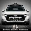 Cartoon: Autodidakten (small) by ArtyFicial tagged robotaxis,kalifornien,waymo,zoox,tesla