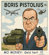 Cartoon: BLOCKBUSTER and BUNKER BUSTER (small) by ArtyFicial tagged bundeswehr,wehretat,boris,pistorius,pistolius,film,movie,blockbuster,bunker,buster