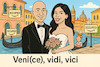 Cartoon: Occupy Water Streets (small) by ArtyFicial tagged bezos,sanchez,hochzeit,venedig,amazone