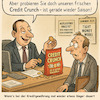 Cartoon: Prost Mahlzeit (small) by ArtyFicial tagged kredit,notleidend,deutschland,usa,china,sektoren,credit,crunch