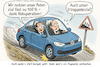 Cartoon: VW ist immer ein Gewinn (small) by ArtyFicial tagged vw,volkswagen,konzern,audi,zölle,usa,porsche,stellenabbau,abschreibungen,rendite,gewinneinbruch,elektroautos,investitionen,mehrverkauf