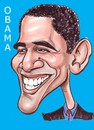 Cartoon: Caricature of Barack Obama (small) by Steve Nyman tagged caricature of barack obama
