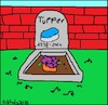 Cartoon: Das Ende von Tupper (small) by SMK tagged ende,insolvenz,verbot,konsum,tupperware,firma,unternehmen,usa,wirtschaft,friedhof