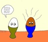 Cartoon: Stinkend faul... (small) by SMK tagged faul,stinken,eier