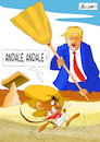 Cartoon: Andale - andale (small) by Nicocomix tagged mexico,trump,racism,political,politics,usa,america,immigration