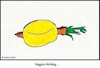 Cartoon: Veggie-Hotdog... (small) by Walross tagged hotdog,möhre,karotte,vegetarier,veganer,veggie