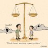 Cartoon: Anything to eat (small) by Ahmad Qaddura tagged gaza
