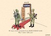 Cartoon: Still Singing Over Blood - Eurov (small) by Ahmad Qaddura tagged eurovision