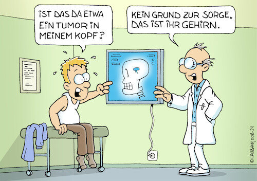 Cartoon: Vorsicht Verwechselungsgefahr! (medium) by Rovey tagged arzt,doktor,mediziner,gehirn,denkorgan,hirn,medizin,gesundheit,diagnose,patient,neurologe,untersuchung,kopf,organ,praxis,röntgenbild,tumor,dummheit,blödheit,intelligenz,intelligenztest,denkvermögen,cartoon,illustration,zeichnung,humor,hirnspezialist,arzt,doktor,mediziner,gehirn,denkorgan,hirn,medizin,gesundheit,diagnose,patient,neurologe,untersuchung,kopf,organ,praxis,röntgenbild,tumor,dummheit,blödheit,intelligenz,intelligenztest,denkvermögen,cartoon,illustration,zeichnung,humor,hirnspezialist