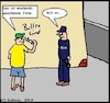 Cartoon: Ach so... (small) by Kritzelklops tagged wandschmierei,polizist,junge,bengel,gesellschaft,frechheit,unverschämtheit,sachbeschädigung