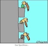 Cartoon: Das Spuckhaus... (small) by Kritzelklops tagged spuckhaus,spucken,kotzen,erbrechen,wortspiel,sprache