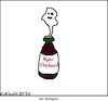 Cartoon: Der Weingeist... (small) by Kritzelklops tagged allegorie,sinnbild,weingeist,geist,wein,spiritus,alkohol,traube