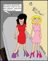 Cartoon: Erziehungsurlaub... (small) by Kritzelklops tagged erziehungsurlaub,schottland,kilt,röcke,frauen,ehe,reisen