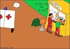 Cartoon: Ohne Worte (small) by Kritzelklops tagged sanitäter,imbiss,pause,stärkung,rast,essen,patient,notarzt,gesellschaft,rettungswagen,notfall,gesundheit,hunger,imbissbude,ernährung,halt,stopp,frühstück