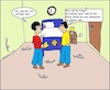 Cartoon: Schnecken... (small) by Kritzelklops tagged missverständnis,schnecken,jungen,internat,mädchen,tiere,zimmer,schule,bildung,gesellschaft