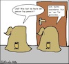 Cartoon: Zwei Säcke... (small) by Kritzelklops tagged säcke,sprichwort,redensart,tür,sprache