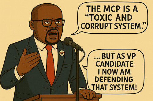 Cartoon: Toxic and Corrupt System (medium) by KaluluWachenjera tagged vitumbiko,mumba,mcp,malawi,corruption