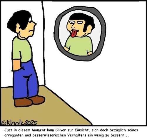 Cartoon: Oliver... (medium) by Sven78 tagged oliver,arroganz,junge,mann,gesellschaft,psychologie,verhalten