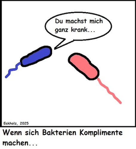 Cartoon: Komplimente... (medium) by Stiftquäler78 tagged komplimente,bakterien