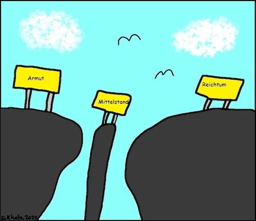 Ohne Worte (medium) Cartoon: Ohne Worte (medium) by Kritzelhonk tagged armut,reichtum,mittelstand,gesellschaft,kapitalismus,wirtschaft,marktwirtschaft