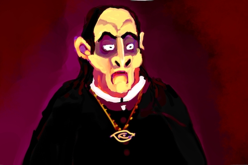 Cartoon: Azazel the first (medium) by drfartov tagged cartoon