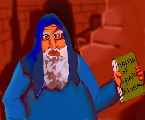 Cartoon: Merlin the true story (medium) by drfartov tagged cartoon