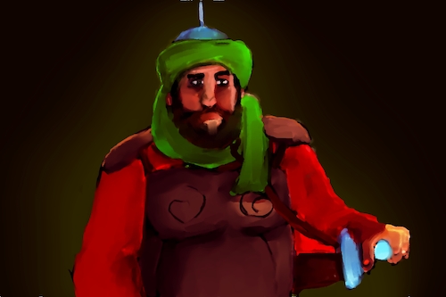 Cartoon: imam ali (medium) by THE WORLD HISTORY tagged imam,ali