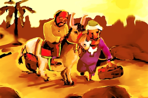 Cartoon: THE UNLEASHING HELL (medium) by Al-Mousawi79 tagged cartoon