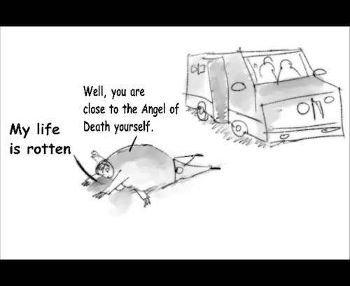 Cartoon: useless and pathetic looser (medium) by THE WORLD HISTORY tagged cartoon