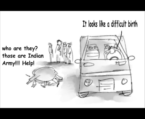 Cartoon: useless and pathetic looser (medium) by THE WORLD HISTORY tagged cartoon