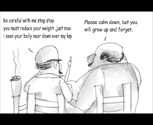 Cartoon: useless and pathetic looser (medium) by THE WORLD HISTORY tagged cartoon