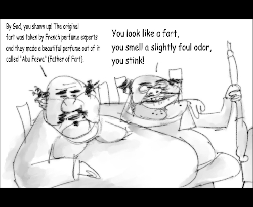 Cartoon: useless and pathetic looser (medium) by THE WORLD HISTORY tagged cartoon