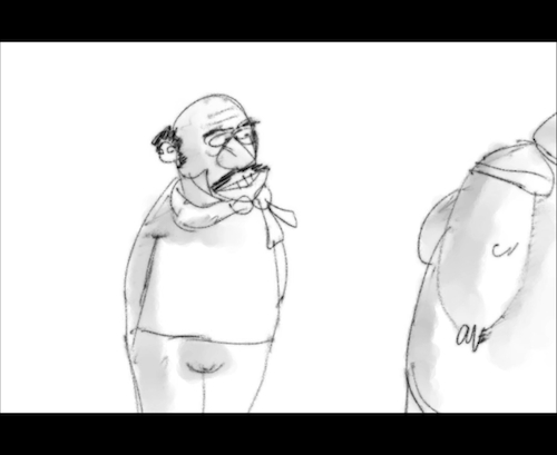 Cartoon: useless and pathetic looser (medium) by THE WORLD HISTORY tagged cartoon