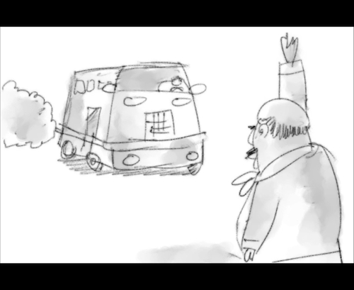 Cartoon: useless and pathetic looser (medium) by THE WORLD HISTORY tagged cartoon