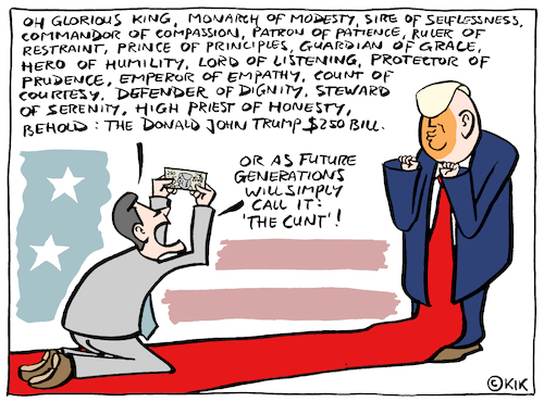 Cartoon: 250 US Dollar bill (medium) by Kik tagged dollar,trump,us,unitedstates,currency,bill,image,ego,president,potus,dollar,trump,us,unitedstates,currency,bill,image,ego,president,potus