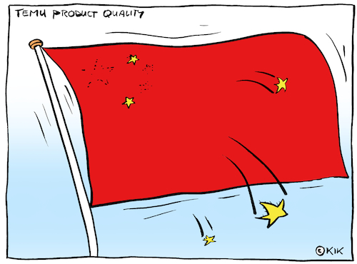 Cartoon: TEMU (medium) by Kik tagged temu,product,quality,temu,product,quality